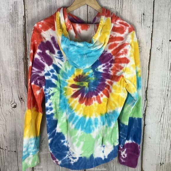 Spiritual Gangster x Peloton Limited Edition Tie Dye Hoodie Size M  297 - Picture 7 of 10